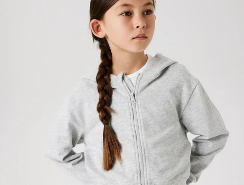 Name It light grey melange short sweatcardigan